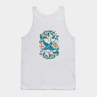 Flying swallow and Nightshade. Tank Top